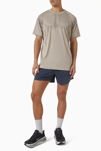 Stride 5″ Brief‑Lined Running Shorts