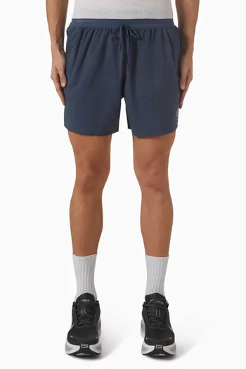 Stride 5″ Brief‑Lined Running Shorts