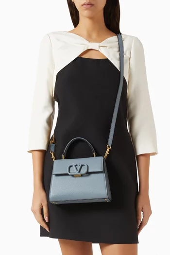Valentino Garavani Small VSLING Top-handle Bag in Calfskin