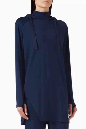 Oversized Sports Top in Softskin