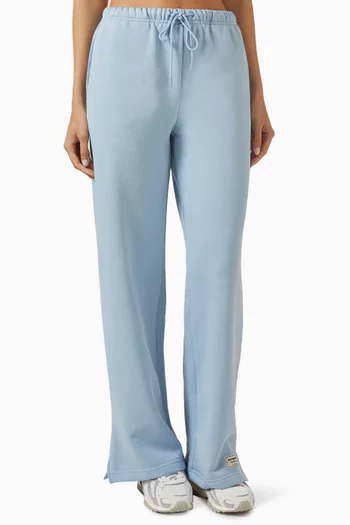 Straight Leg Sweatpants in Cotton Fleece