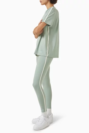 Contrast Stripe T-shirt in Softskin