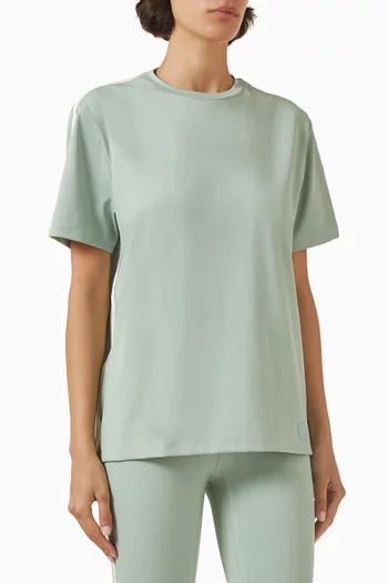 Contrast Stripe T-shirt in Softskin