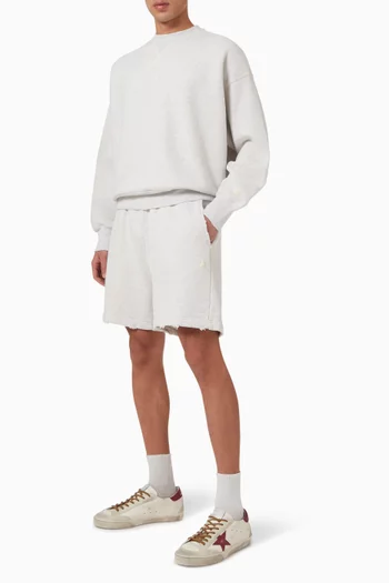 Unisex Wide Leg Shorts in Cotton