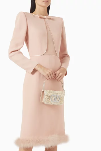Locò Small Shoulder Bag in Satin