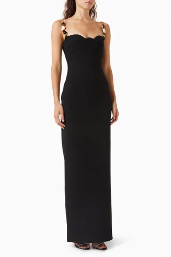 Riccardo Corset Gown in Crepe