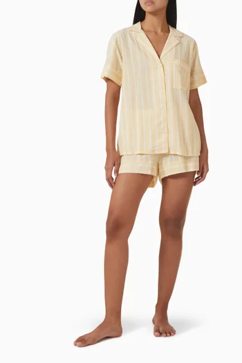 Nautico Shirt & Shorts Pyjama Set