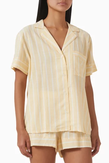 Nautico Shirt & Shorts Pyjama Set