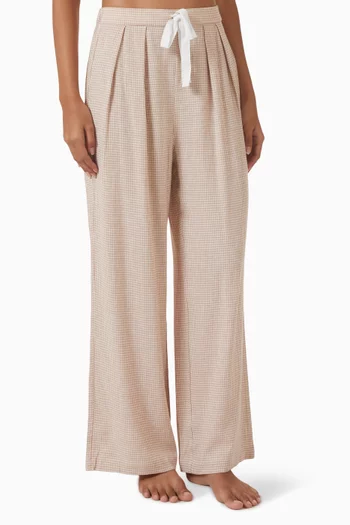Relaxed-fit Pants in Linen Blend