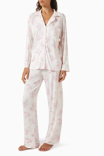 Gisele Printed Long PJ Set in TENCEL™ Modal