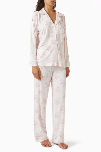 Gisele Printed Long PJ Set in TENCEL™ Modal