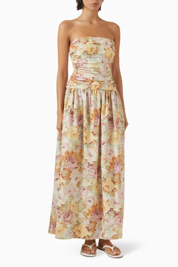 Sacha Maxi Dress in Linen