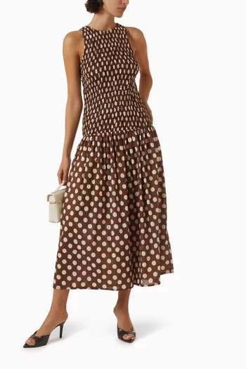 Luisa Midi Dress in Cotton