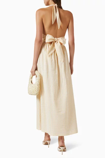 Lido Maxi Dress in Cotton