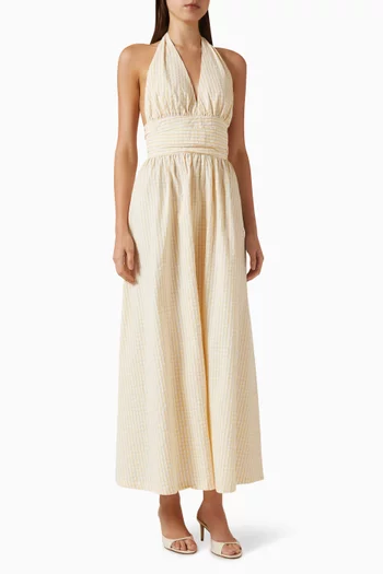 Lido Maxi Dress in Cotton