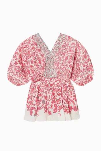 Chantal Short Jumpsuit in Cotton