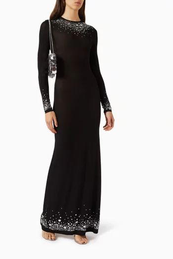 Embellished Dress in Jersey