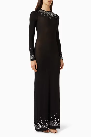 Embellished Dress in Jersey