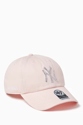 Yankees Crystal Hat in Cotton Twill