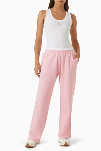 Yankees Krystal Crop Tank Top in Cotton