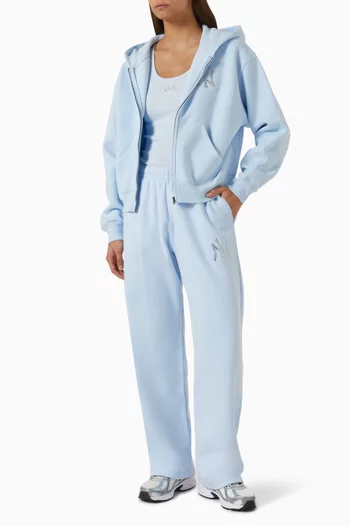 Yankees Krystal Zip Hoodie in Cotton