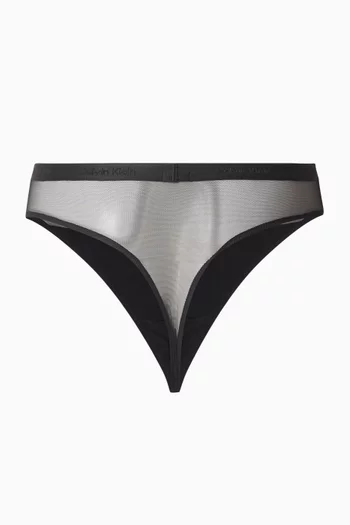 Mesh-panel Thong
