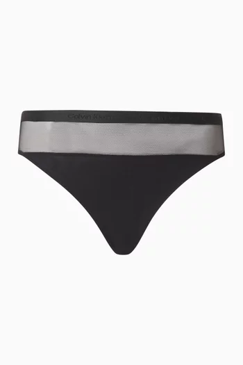 Mesh-panel Thong