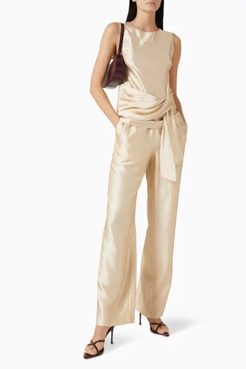 Kadala Pants in Silk Blend