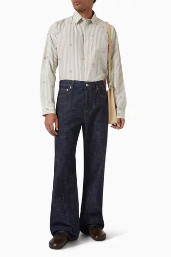 Le De-Nîmes Droit Jeans