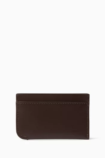 Le Porte Curvo Card Holder in Leather