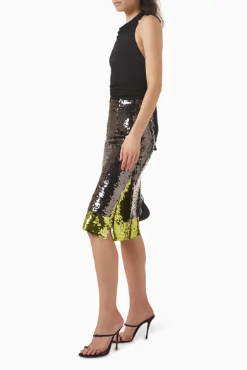 Nyla Sequin-embellished Skirt