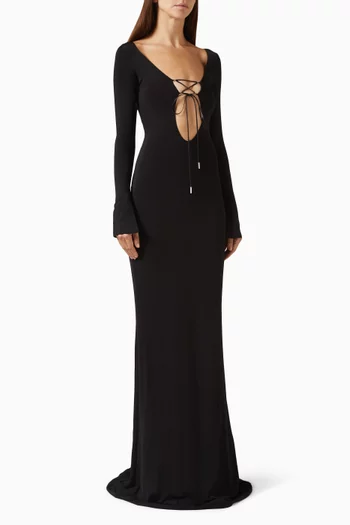 Solaris Gown in Jersey