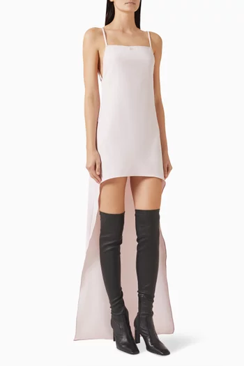 Backless Dress in Crepe