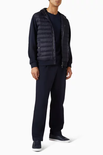 Quilted Zip Sweater