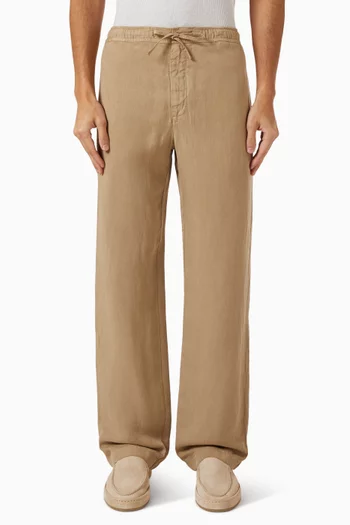 Drawstring Pants in Linen