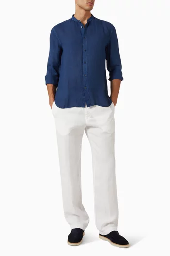 Drawstring Pants in Linen