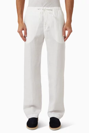 Drawstring Pants in Linen