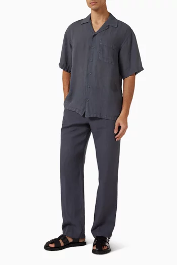 Drawstring Pants in Linen