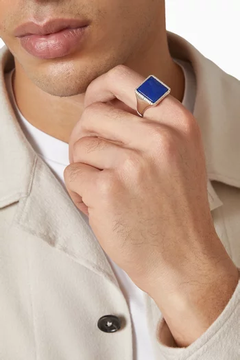 The Artist’s Signet Ring in 925 Sterling Silver