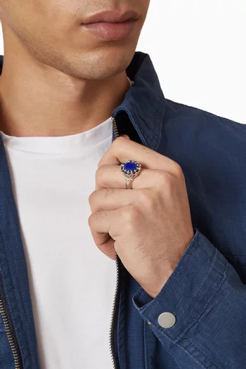 The Artist’s Cluster Ring in 925 Sterling Silver