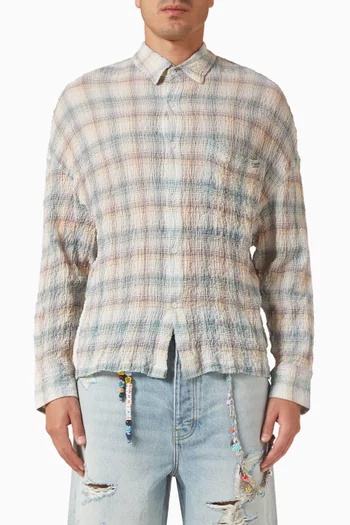 Featherweight Plaid Shirt in Cotton