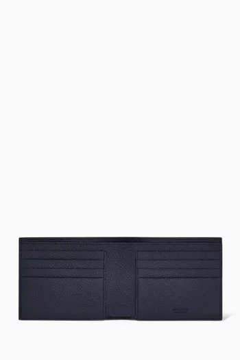 Monogram Wallet in Hammered Calfskin