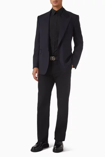 Single-breasted Jacket in Wool