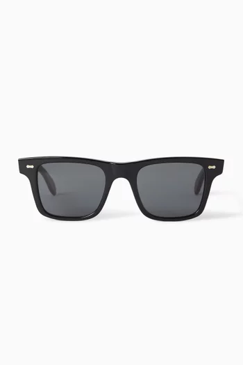 Denim Eco Sunglasses in Bio-acetate