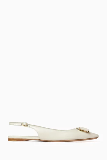 Zelmy Slingback Ballerinas in Leather