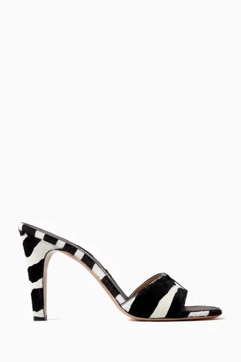 Tatiana 95 Mules in Pony Hair