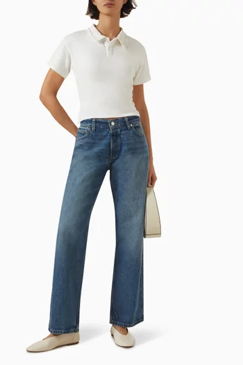 Low-rise Baggy Jeans in Denim