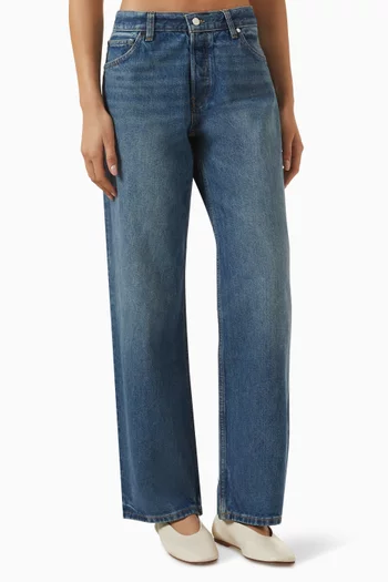 Low-rise Baggy Jeans in Denim