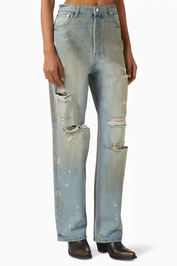 Sofia High-rise Relaxed Jeans in Denim