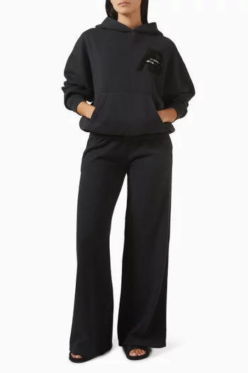 Jaci Oversized Hoodie in Cotton Fleece